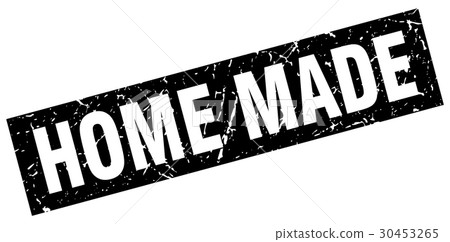 square grunge black home made stamp 30453265