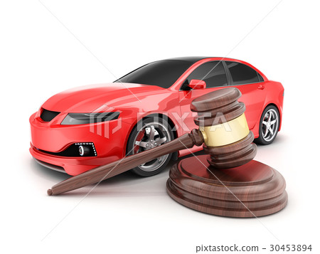 Red car and auction 30453894