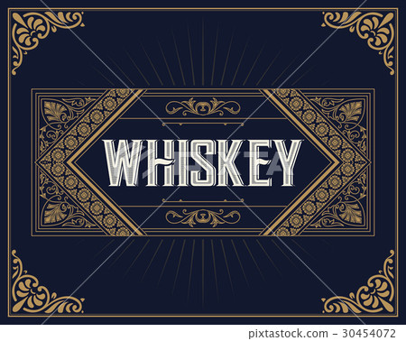 Old Whiskey Label Old Whiskey Label 30454072