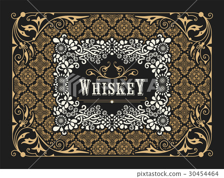 Old  label design for Whiskey  30454464