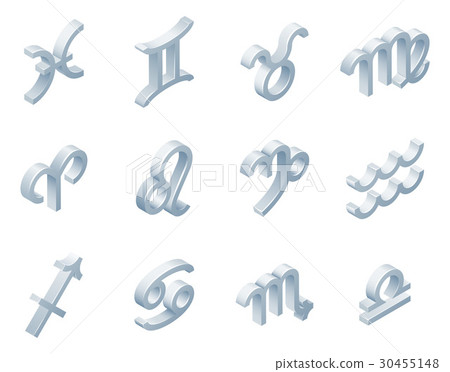 Zodiac Horoscope Icon Set Zodiac Horoscope Icon Set 30455148