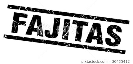 square grunge black fajitas stamp 30455412