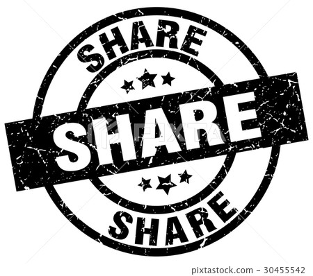 share round grunge black stamp 30455542