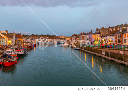 Fishing harbour in Weymouth, Dorset, UK. 30455654