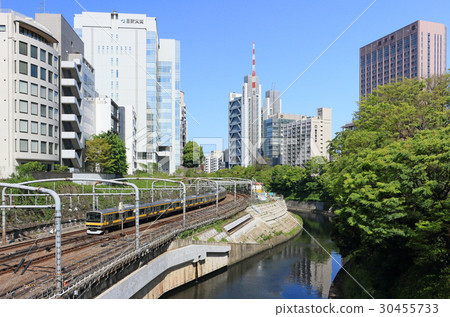 Kanda River and Sobu Line Train 30455733