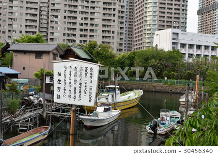 Scenery of Tsukuda in Chuu-ku, Tokyo 30456340