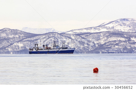 large fishing vessel on the background large fishing vessel on the background 30456652