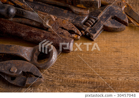 Old rusty tools 30457048