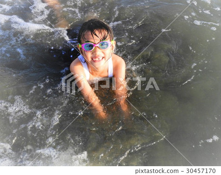 Girl, Beach, Ocean, Swimming, Relax, Vacation, Fun Girl, Beach, Ocean, Swimming, Relax, Vacation, Fun 30457170