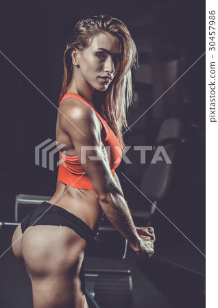 Pretty fitness sexy model luxury ass fat burning concept 30457986