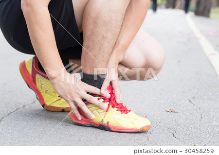 Achilles tendinitis, Sport injury concept 30458259