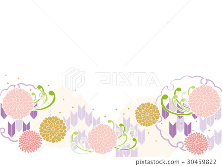 Background material - Japanese pattern image 4 (no birds) Background material - Japanese pattern image 4 (no birds) 30459822