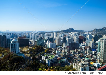 Scenery from the view point of South Seoul South Seomul South Korea Scenery from the view point of South Seoul South Seomul South Korea 30460964