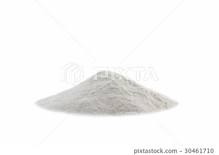 Collagen powder isolated on white background. Collagen powder isolated on white background. 30461710