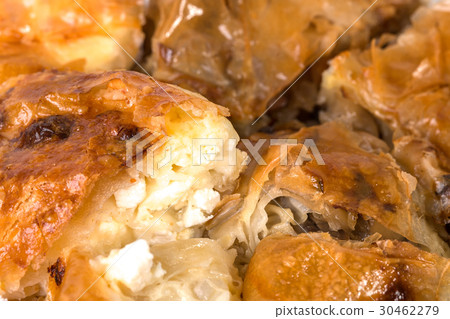 Tasty pie with curd cheese. Tasty pie with curd cheese. 30462279