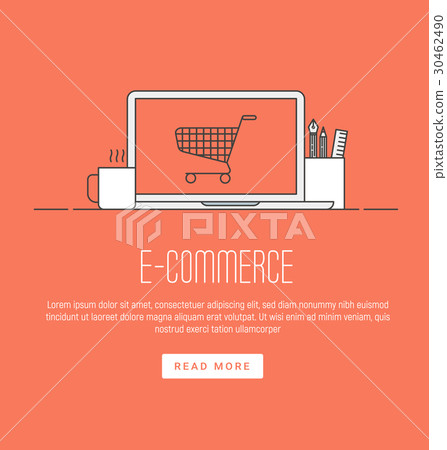 E-commerce, pay online and online shopping E-commerce, pay online and online shopping 30462490