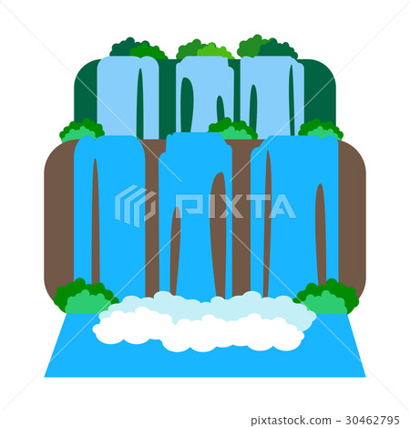Iguazu Falls illustration 30462795