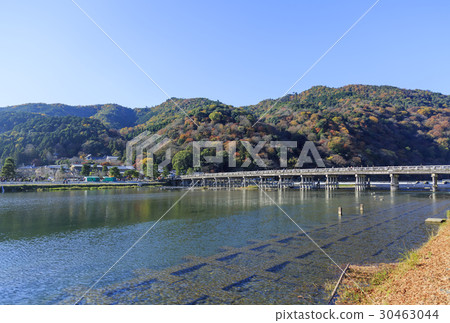 京都·嵐山·渡月橋 30463044