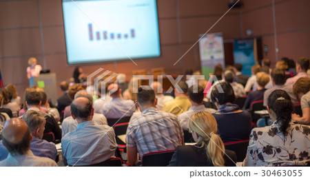 Audience in the lecture hall. 30463055