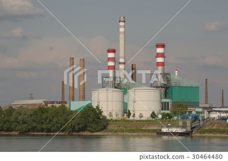 Industrial Facilities by the river 30464480