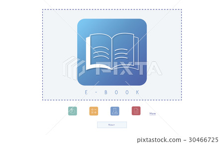 E-Book Online Learning Education Knowledge Graphic 30466725