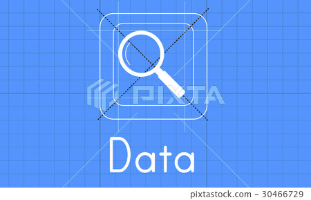 Data magnifier glass search online 30466729