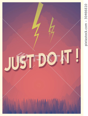 Quote for aspiration and motivation with storm graphic Quote for aspiration and motivation with storm graphic 30466810