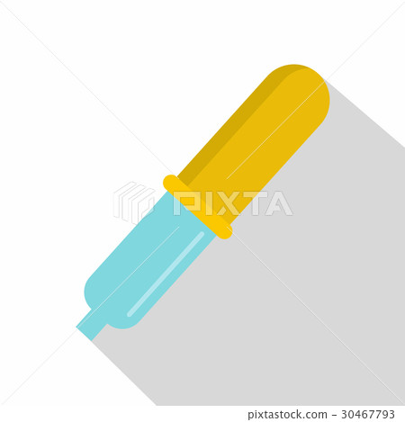 Pipette icon, flat style Pipette icon, flat style 30467793