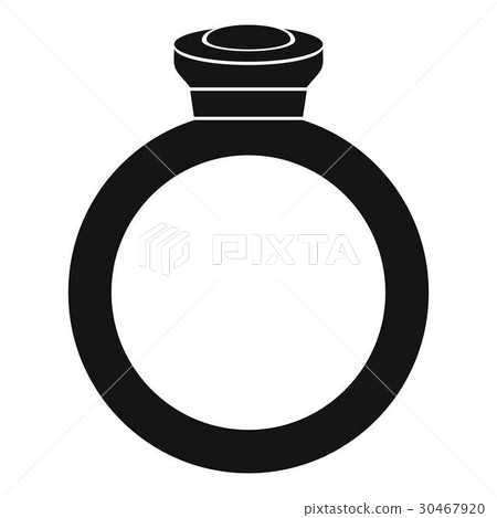 Ring icon, simple style 30467920