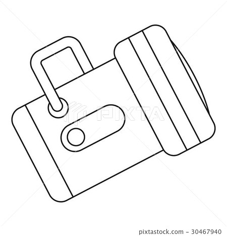 Flashlight icon, outline style 30467940