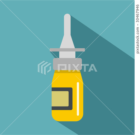 Nasal drops icon, flat style 30467946