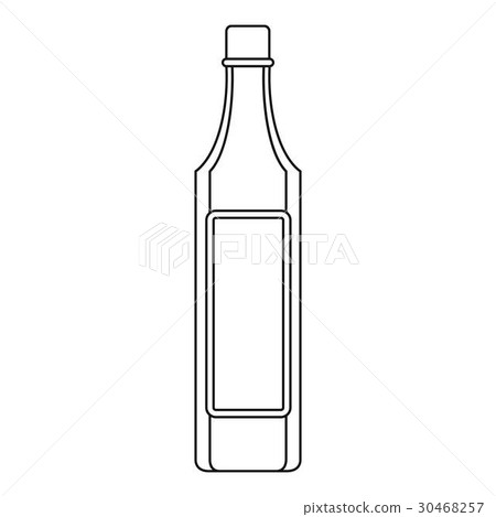 Vinegar bottle icon, outline style Vinegar bottle icon, outline style 30468257