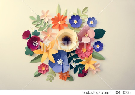 Flowers Handmade Design Papercraft Art 30468733