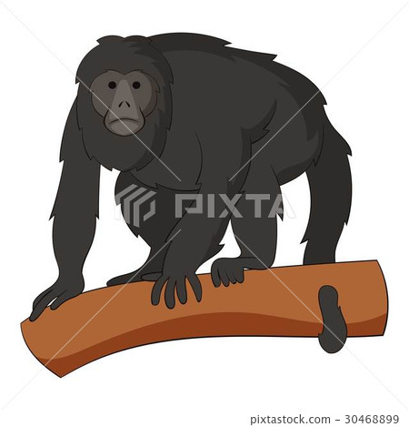 Gibbon icon, cartoon style Gibbon icon, cartoon style 30468899