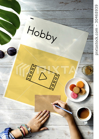 Relax Enjoyment Leisure Hobby Movie Icon Relax Enjoyment Leisure Hobby Movie Icon 30468939
