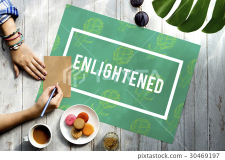 Embraced Enlightened Mindset Positivity Encouragement 30469197