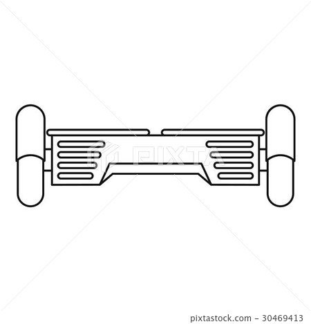 Hover board gyro pod icon, outline style Hover board gyro pod icon, outline style 30469413
