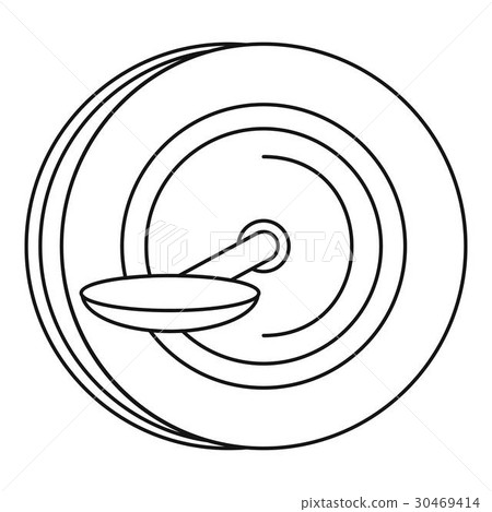 Monowheel icon, outline style Monowheel icon, outline style 30469414