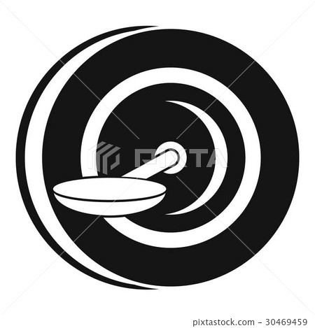 Self balancing wheel icon, simple style 30469459
