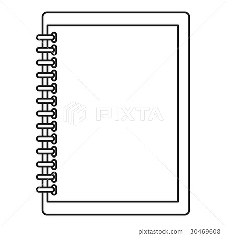 Sketchbook icon, outline style 30469608