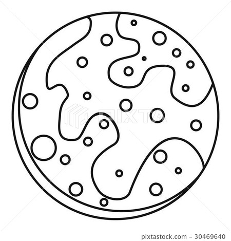 Mars icon, outline style Mars icon, outline style 30469640