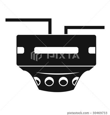 Monitor socket icon, simple style 30469733