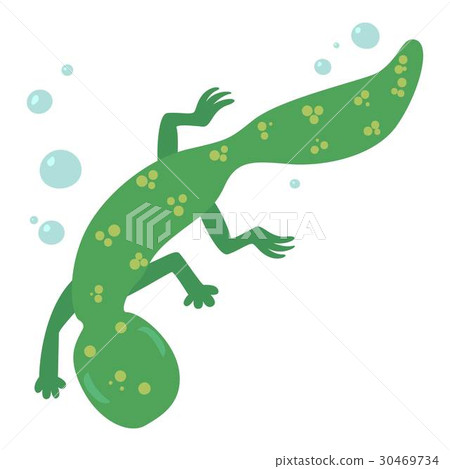 Swimming lizard icon, cartoon style Swimming lizard icon, cartoon style 30469734