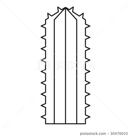 Plant of desert icon, outline style 30470033