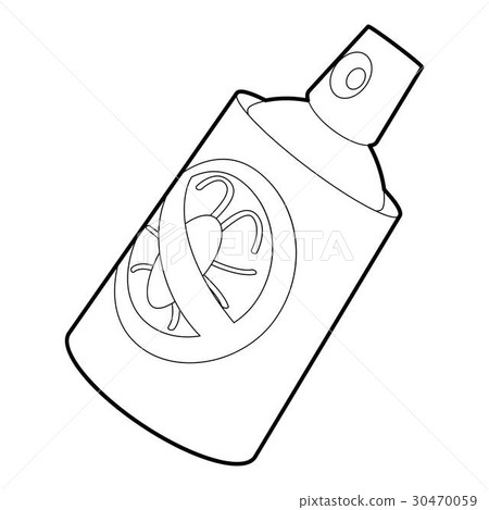 Insecticide spray icon, outline style 30470059
