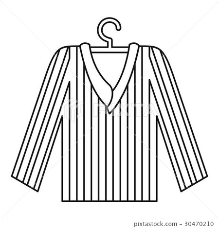 Pajama shirt icon, outline style 30470210