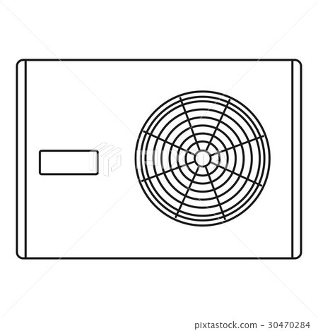 Air compressor icon, outline style Air compressor icon, outline style 30470284