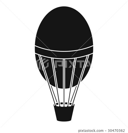 Hot air balloon icon, simple style Hot air balloon icon, simple style 30470362