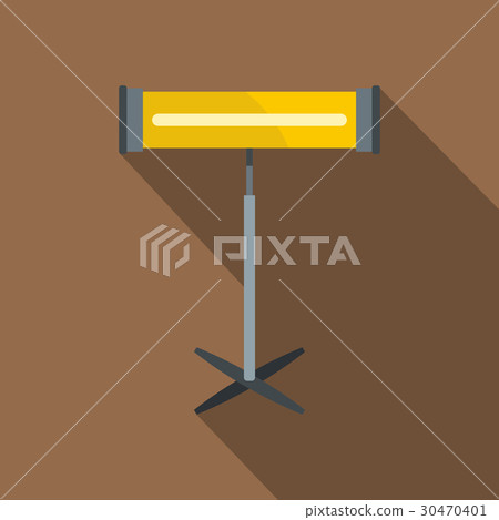 Home heating appliance icon, flat style Home heating appliance icon, flat style 30470401