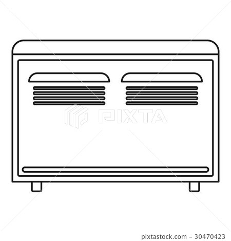 Convector heater icon, outline style Convector heater icon, outline style 30470423